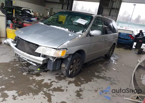 2002 Honda Odyssey Ex from USA, damaged, VIN 2HKRL18692H524444